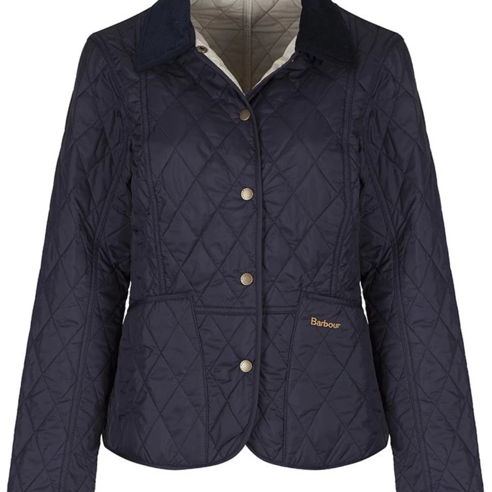Barbour Women's Summer Liddesdale Quilted Jacket in Navy (Size 20)